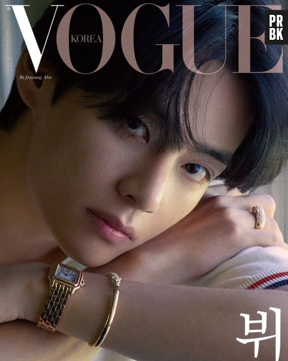 V, do BTS, é capa da Vogue Coreia depois de 10 meses sem posar para a revista