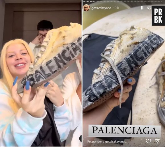 Gkay compra tênis "destruído" da Balenciaga