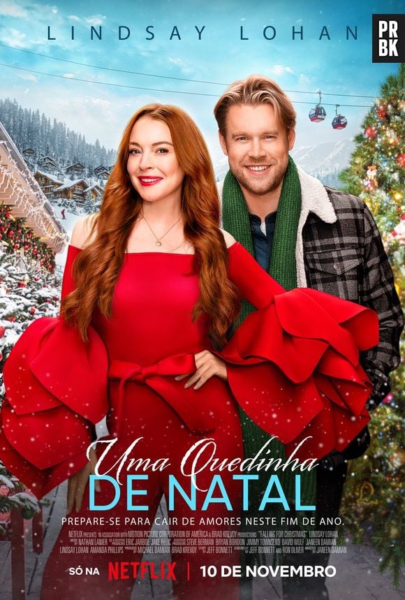 Lindsay Lohan retorna aos filmes com "Uma Quedinha de Natal", da Netflix