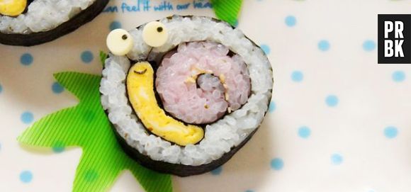 Repare nesse caracol! Até os olhinhos são comestíveis