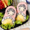 Sushis em forma das típicas bonequinhas russas