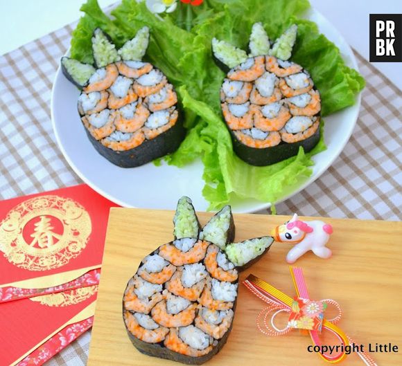 Os abacaxis ficaram ótimos também como sushi! Quem imaginaria isso?