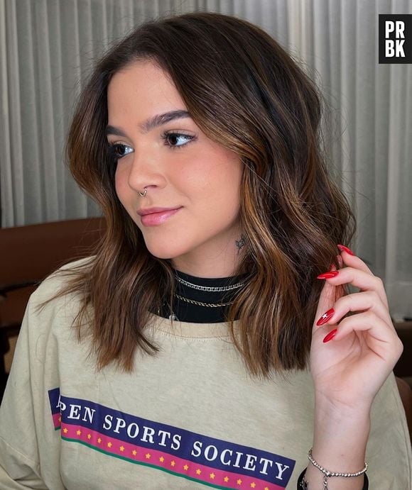 Mel Maia com novo cabelo sunkissed