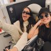 Bianca Andrade postou foto com Juliette, ainda no avião: "Vem neve!"