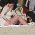 Lana Del Rey aproveitou a estadia no Rio de Janeiro para curtir as praias