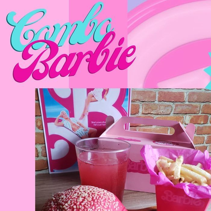 Hamburgueria Sweet Rock Burger fez combo da &quot;Barbie&quot;