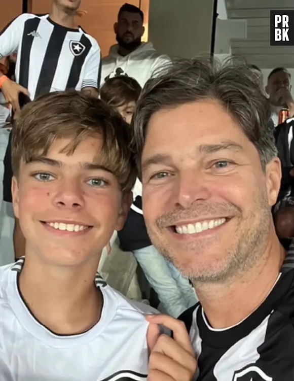 Erik Marmo exibe foto com filho de 14 anos, Daniel, e semelhança impressiona