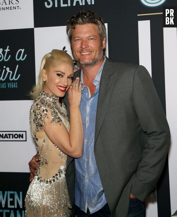 Gwen Stefani e Blake Shelton se conheceram durante um reality show e estão juntos até hoje