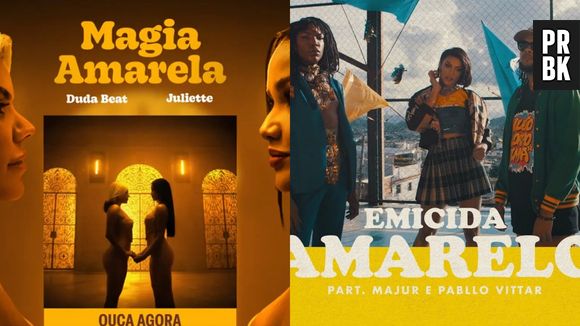 Vem processo? Juliette e Duda Beat são acusadas de plagiar música de Emicida. Veja semelhança entre "AmarElo" e "Magia Amarela"