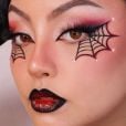 Make com teia de aranha é uma das melhores ideias de maquiagem para arrasar nas festas de Halloween