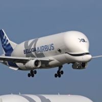 Beluga XL, o avião gigantesco em forma de baleia projetado para transportar partes de outros aviões