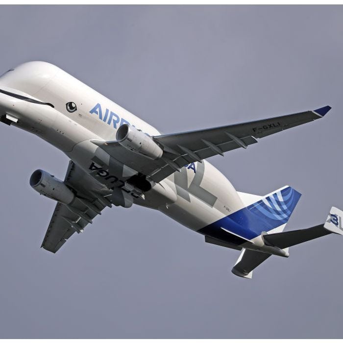 O Beluga XL é um avião que leva partes de outros aviões