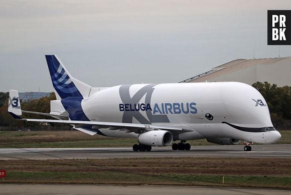 O avião Beluga XL não é usado para passageiros, mas para transporte de peças de outros aviões