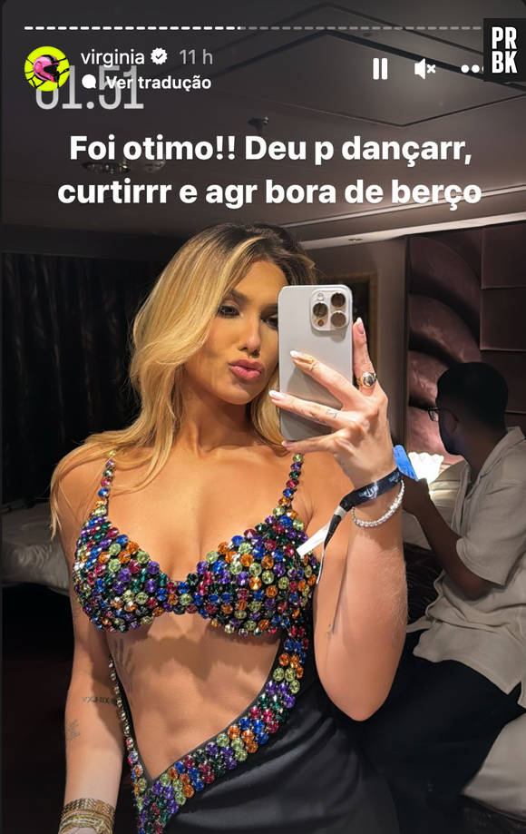 Virginia usou look todo vazado para Cruzeiro do Neymar