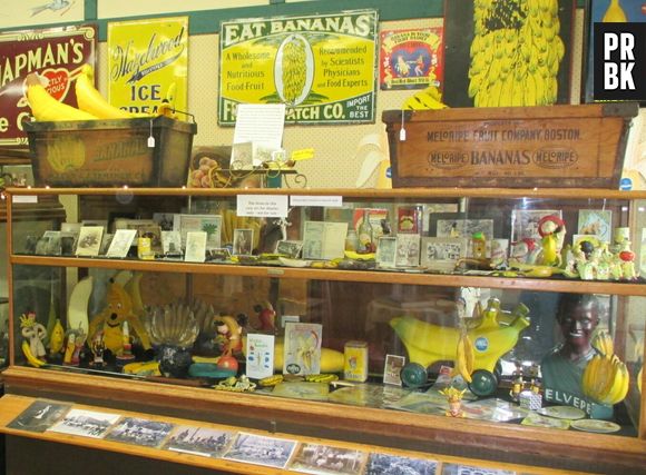 O Museu da Banana tem uma grande coleção de objetos homenageando a fruta. Fica nos Estados Unidos