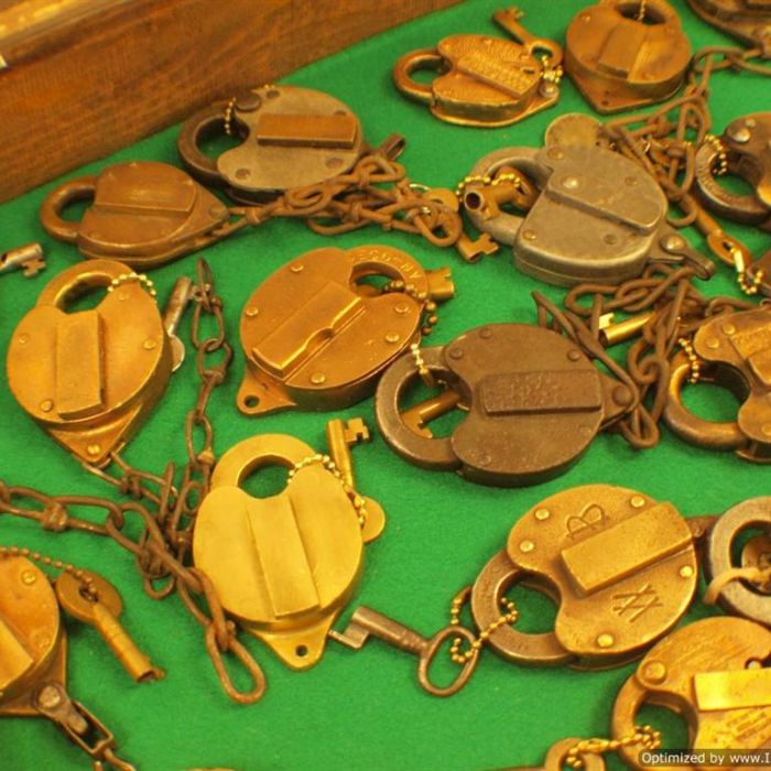  O Lock Museum of America traz uma cole&amp;ccedil;&amp;atilde;o com diferentes estilos de cadeado 