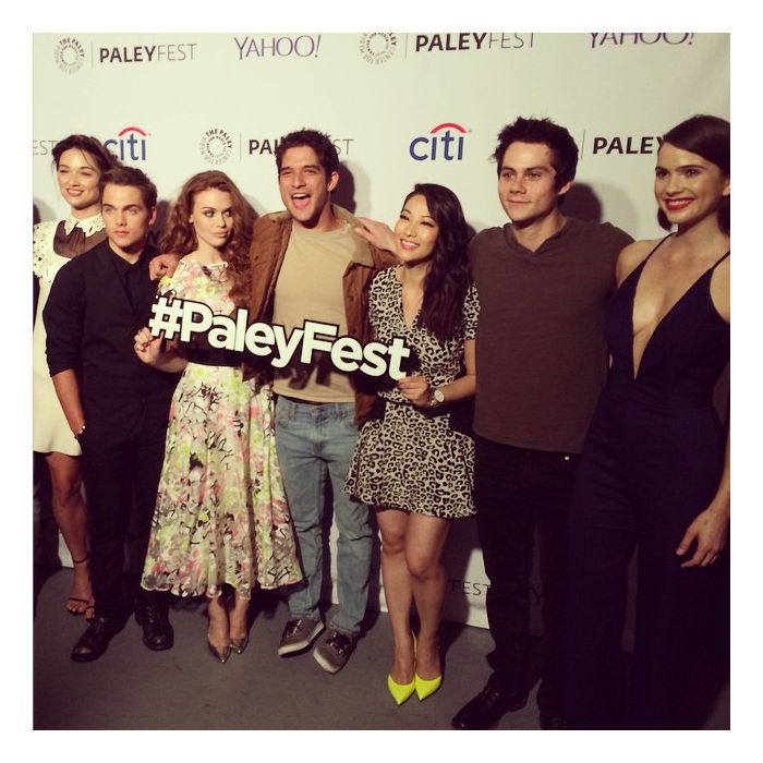 O elenco de &quot;Teen Wolf&quot;, incluindo Dylan O&#039;Brien e Tyler Posey, foram ao PaleyFest em Los Angeles, nos EUA