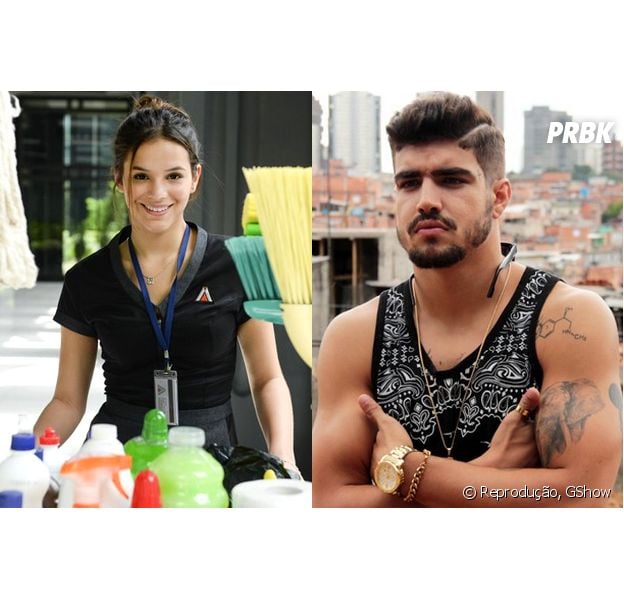 Bruna Marquezine e Caio Castro posam nos bastidores de "I Love Paraisópolis"