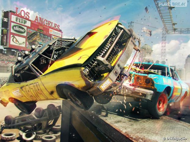 "Dirt Showdown": destruição do cenário e dos oponentes