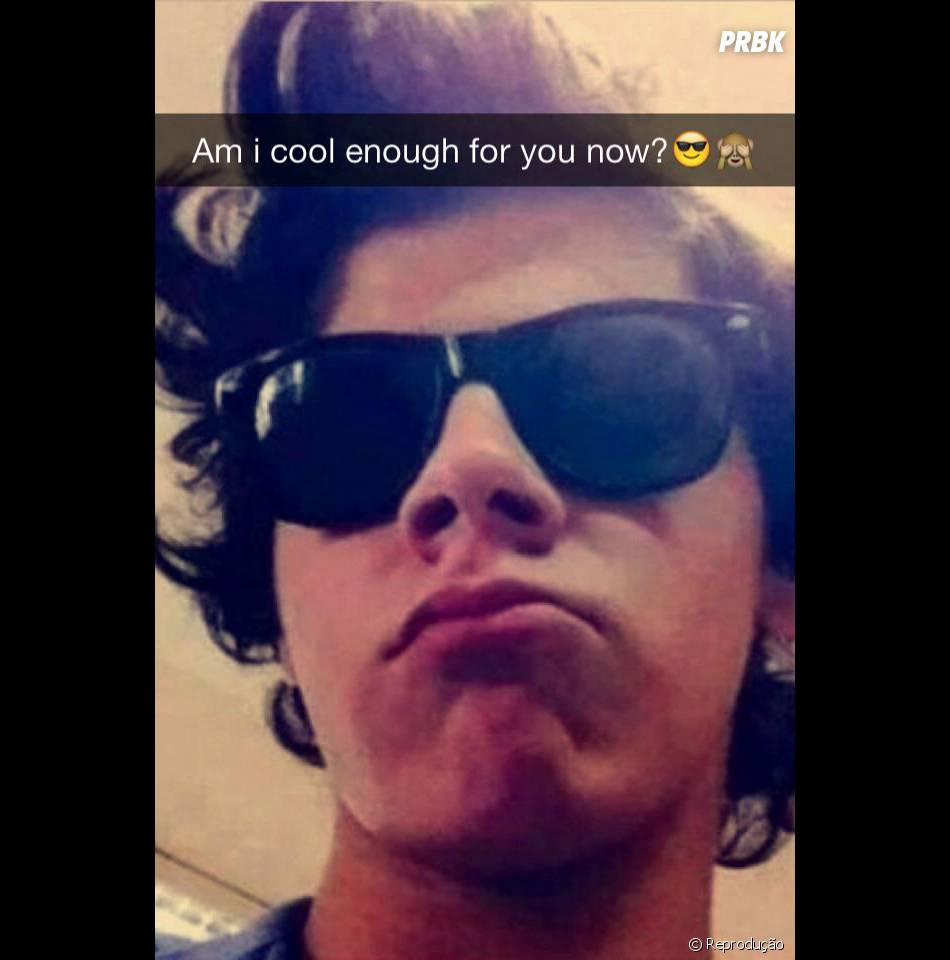 Harry Styles Adora Fostar Selfies No Snapchat Purebreak