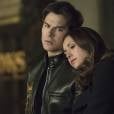 Em "The Vampire Diaries", Elena (Nina Dobrev) pode ir embora sem Damon (Ian Somerhalder)