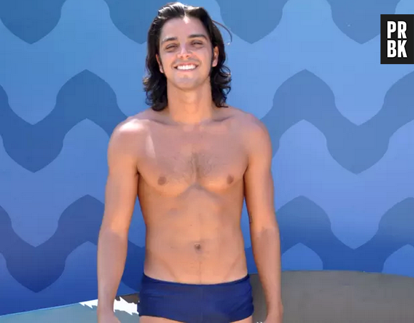 Rodrigo Simas é destaque do quadro "Saltibum", do programa "Caldeirão do Huck", na Globo