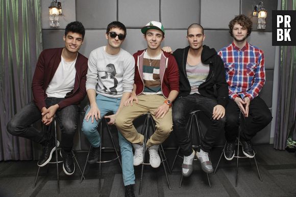 Max George, Siva Kaneswaran, Jay McGuiness, Tom Parker e Nathan Sykes são o The Wanted