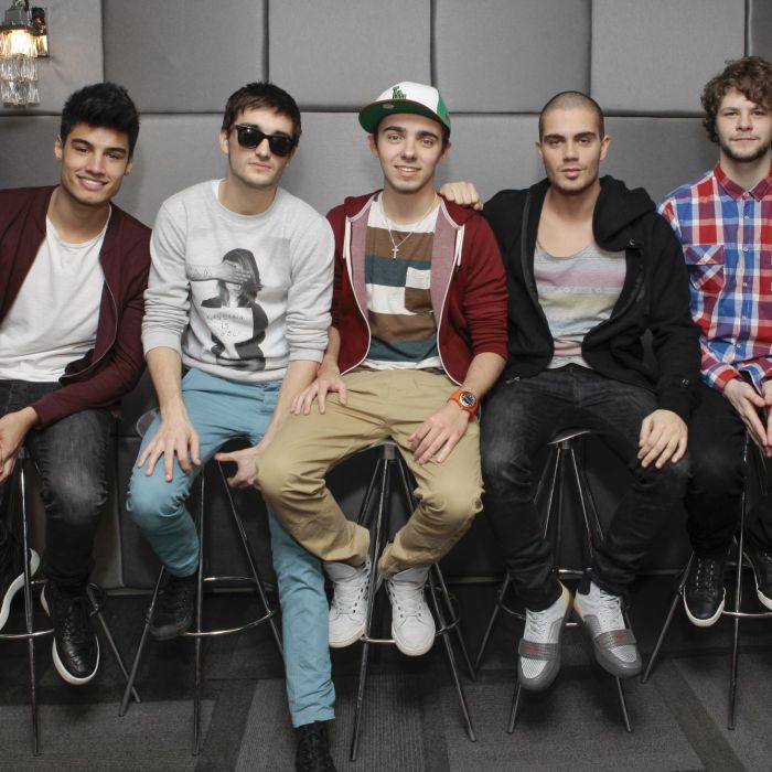 Max George, Siva Kaneswaran, Jay McGuiness, Tom Parker e Nathan Sykes são o The Wanted