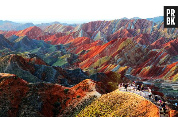 Zhangye Danxia Landform In Gansu, China: uma mistura de cores que chocam qualquer turista que visita a região 