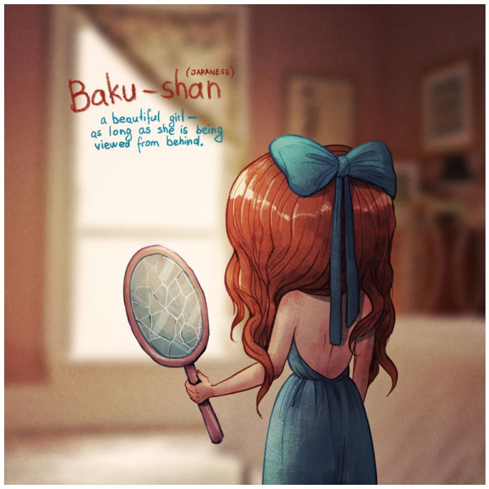  Baku-Shan, do Japon&amp;ecirc;s: Uma garota que &amp;eacute; bonita desde que voc&amp;ecirc; s&amp;oacute; a veja de costas 