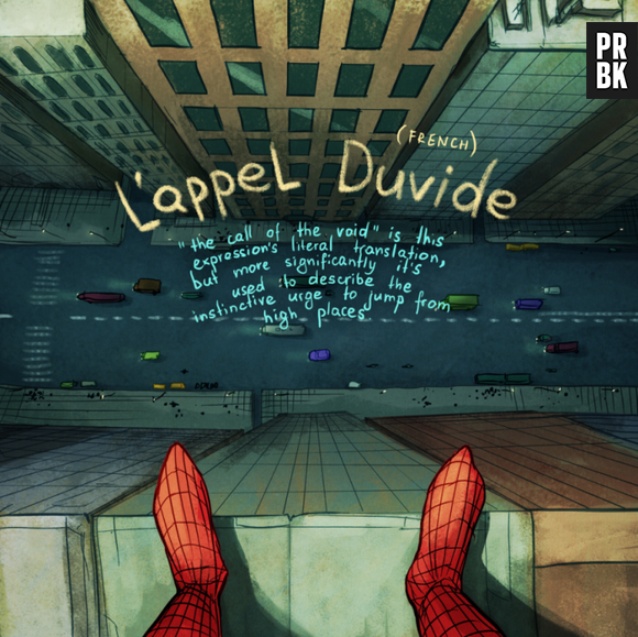 L’appel Duvide, do Francês: “A chamada do vazio” seria a tradução literal, mas tem sua melhor descrição seria sobre o instinto de pular do alto de prédios
