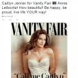  Kim Kardashian divulga capa de Caitlyn Jenner na Vanity Fair em seu Twitter e demonstra carinho 