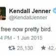  Kendall Jenner publicou uma bela mensagem em seu Twitter ap&oacute;s a apari&ccedil;&atilde;o de Caitlyn Jenner 