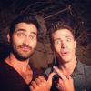 Quando Tyler Hoechlin (Derek) e Colton Haynes (Jackson) não estavam brigando em "Teen Wolf", estavam tirando fotos nos bastidores
