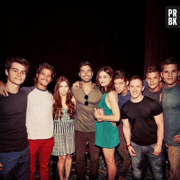 Apesar dos conflitos em "Teen Wolf", o elenco parece se dar super bem!