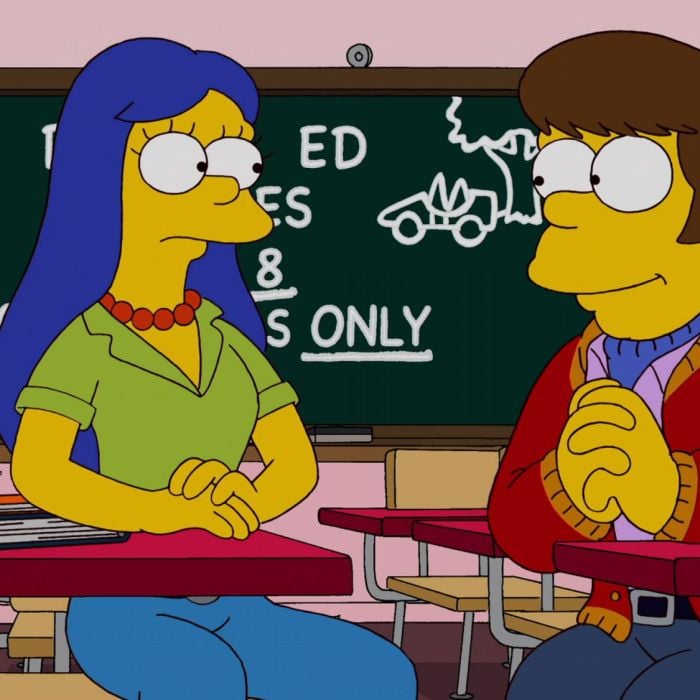 Marge e Homer se conheceram quando eram adolescentes em &quot;Os Simpsons&quot;