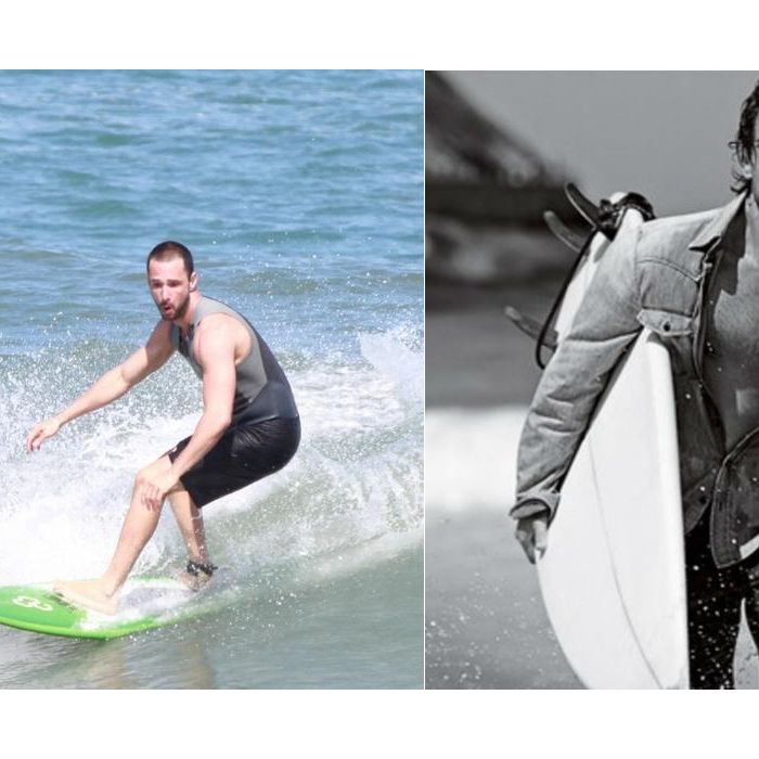 O ator brasileiro e astro do filme hollywoodiano &quot;300&quot;, Rodrigo Santoro, ja contou que um dos maiores prazeres que tem em sua vida é praticar o surfe