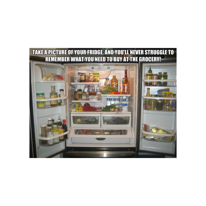 Vai no mercado e não quer fazer uma lista? Tire uma foto da sua geladeira e facilite mais as coisas