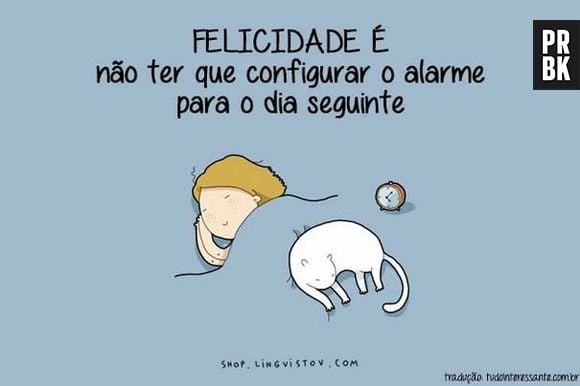 Tem coisa melhor do que não precisar acordar cedo no dia seguinte?