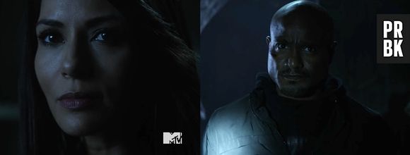 A Desert Wolf (Marisol Nichols) apareceu em "Teen Wolf" e sequestrou Deaton (Seth Gilliam) perguntando de Malia (Shelley Hennig)