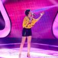 A francesa Nativel cantou o seu single "I Don't Know" para os jurados do "The Voice Brasil"