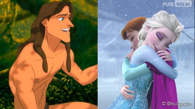 Tarzan, Anna e Elsa, de "Frozen", seriam todos irm&atilde;os!