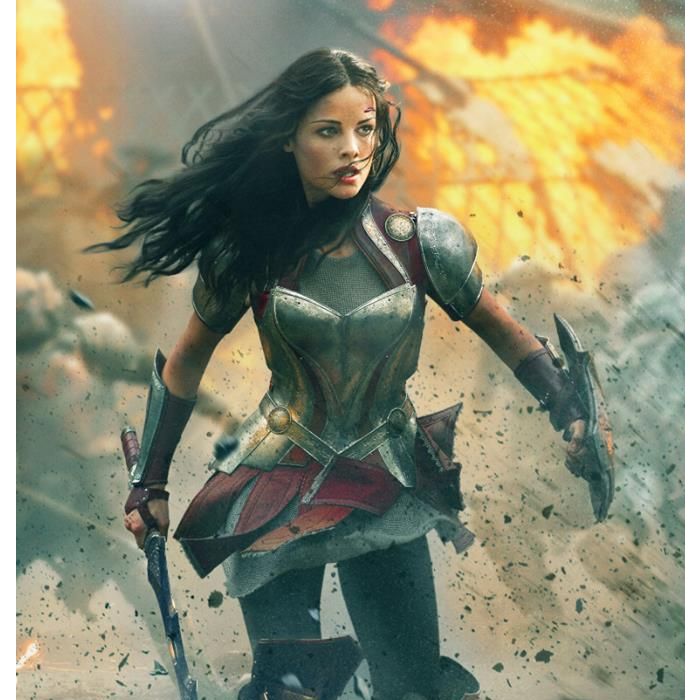  A Lady Sif, da franquia &quot;Thor&quot;, também é mais uma integrante desse time de super-heroínas arrasadoras! 