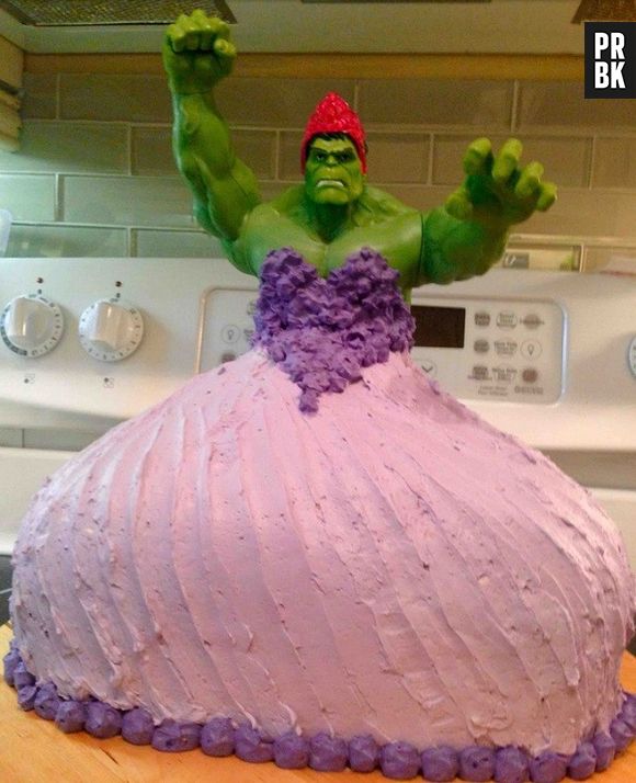 "Princesa Hulk" é o bolo que está fazendo sucesso na internet