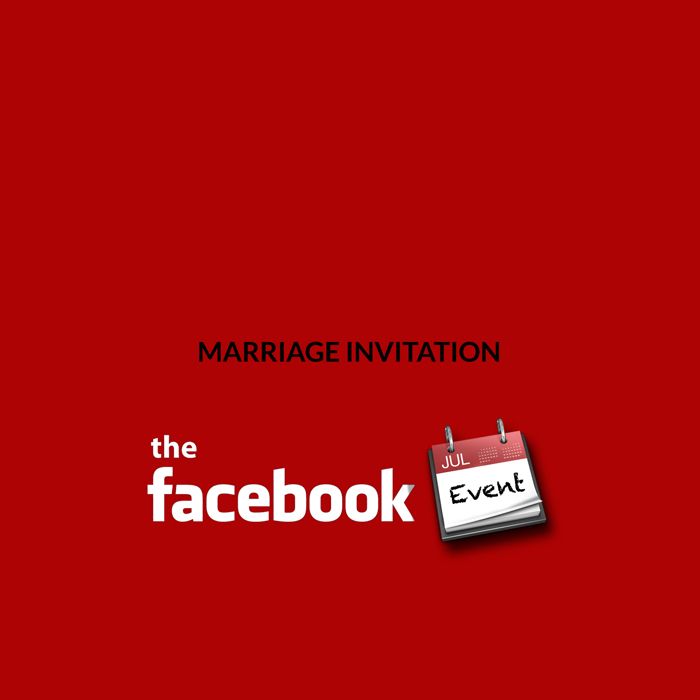 Para que fazer convites de papel se dá para chamar todo mundo pelo Facebook? Só fazer um evento!