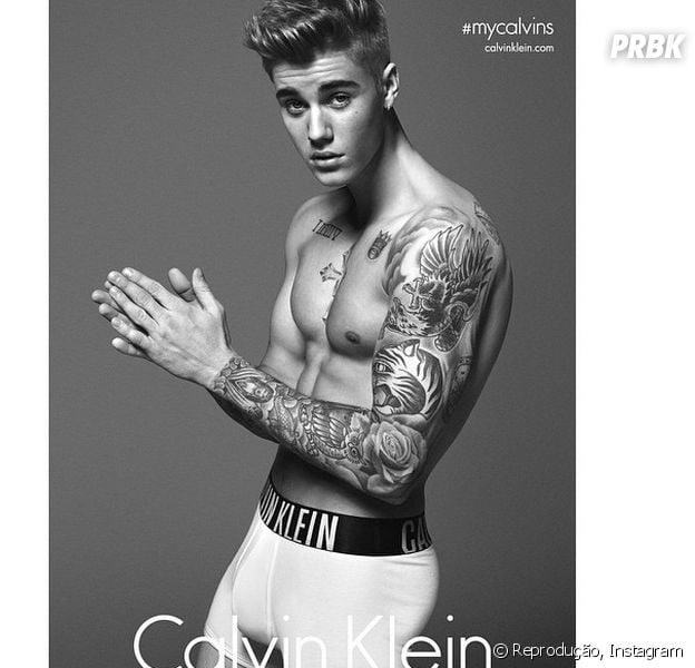 Justin é um dos astros que mais posta foto de cueca no Instagram