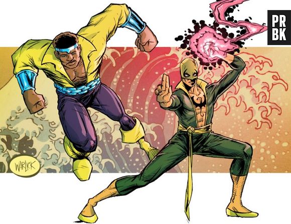 Luke Cage e Punho de Ferro foram criados nos anos 70, mas suas revistas não fizeram muito sucesso. Na tentativa de aumentar a popularidade dos personagens, as histórias foram unificadas e o resultado deu super certo por causa da química dos dois!