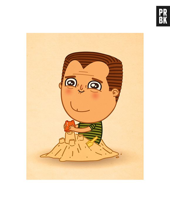 Só restou pro Homem-Areia fazer castelinho na praia, né?