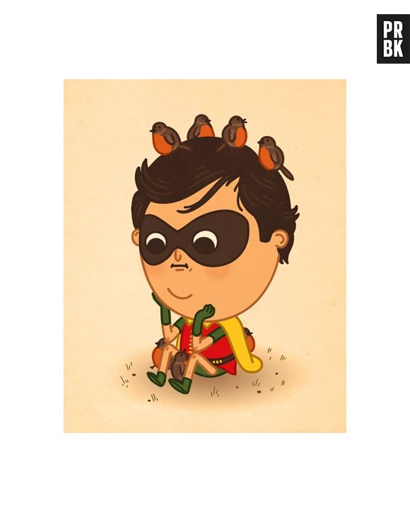 Robin está chateado com alguma coisa...