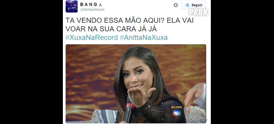 No Programa Xuxa Meneghel Anitta Cantou Falou Sobre Sexo E Virou Meme Nas Redes Sociais Purebreak